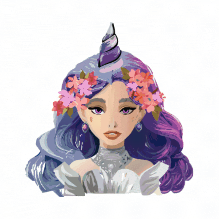 A group of children in a library wearing school uniforms, smiling and engaging with digital learning materials. A 